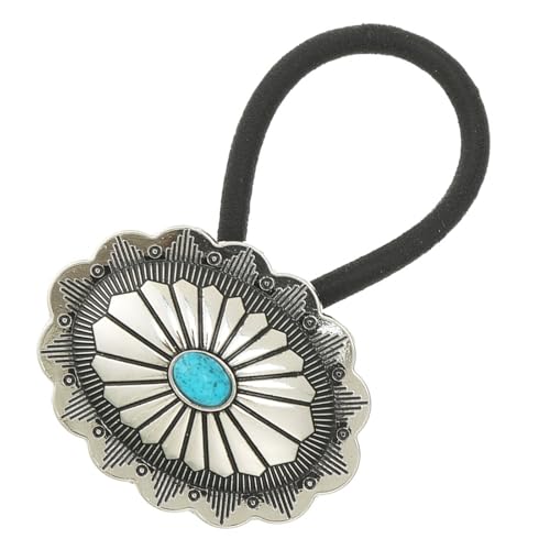 Geschnitzte Blumenrückungen Pferdeschwanzhalter Easy Hairstyling Haarbinden Haarseile Rührei Kostüm Haarkrawattenrückungen von Zqxnt