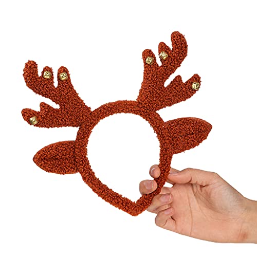 Geweihhaar Hoop Girls Waschen Gesicht Haarbänder Süße Stirnband Weihnachten Kinder Kopfbedecke Kinder Weihnachtskostüm von Zqxnt