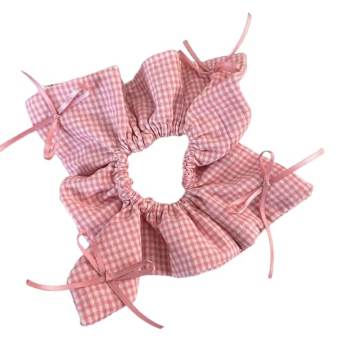 Gittermuster Haare Risshaarseil Mit Bogenknoten Frühling Elastizität Haarkrawatte Für Girl Braids von Zqxnt