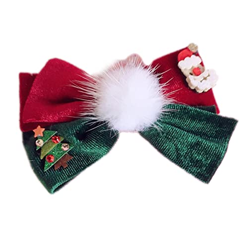 Haarklammern Für Mädchen Haarstyling Weihnachten Bogenknoten Geformte Barrettes Design Haare Barrettes Für Frauen von Zqxnt