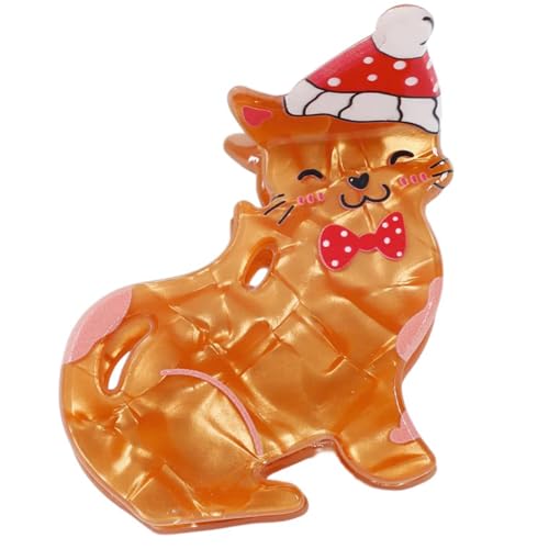 Haarklauenklammern Weihnachten Themen Haarkiefer Klemmen Festliche Welpe Haare Fangen Barrettes Starke Haarnadel Für Mädchen von Zqxnt