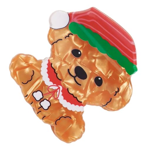 Haarklauenklammern Weihnachten Themen Haarkiefer Klemmen Festliche Welpe Haare Fangen Barrettes Starke Haarnadel Für Mädchen von Zqxnt