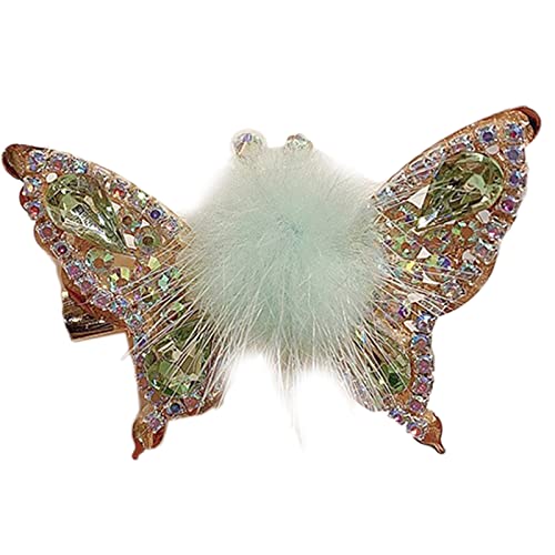 Haarnadel Schmetterling Haare Clips Gesternte Barrettes Mode Haarzubehör Haare Schnappklammern Kinder Frauen Kopfbedeckung von Zqxnt