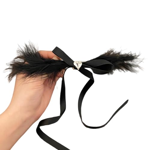 Herz Flache Clip Haarnadel Flügel Form Balletcore Kopfbedeckungen Klumpen Elegante Bowknot Haarclip Foto Requisiten von Zqxnt