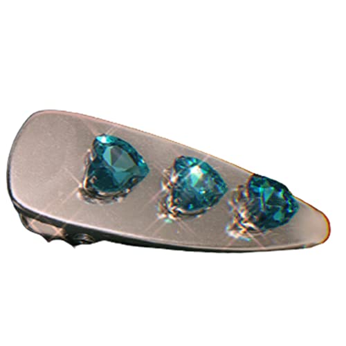 Herz Für Strasshaarclipbongs Duckbill Clips Metall Haar Barrettes Punk Haarnadel Trendy Friseur Accessoires von Zqxnt
