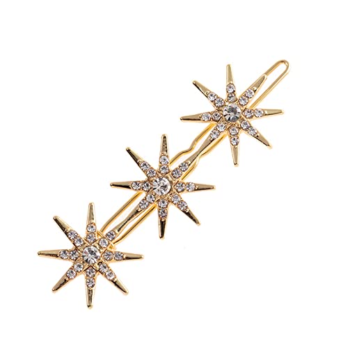 Hexagrammform Des Metallic Stils Haarclip Neujahr Kopfbedeckung Für Frauen Geburtstagsfeier Carnivals Thema Nicht Schlupf Haarnadel von Zqxnt