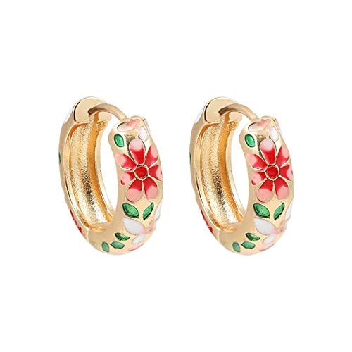 Huggie Hoop Ohrringe Für Frauen Mädchen Mehrfarbige Blumenohrring Goldfarbe Zirkon Hoop Ohrring Schmuck Geschenke Weibliche Zirkonohrringe Huggie Hoop Ohrringe Für Frauen Mädchen Mehrfarbige Blumenohrring Goldfarbe Zirkon Hoop Ohrring Schmuck Geschenke Weibliche Zirkonohrringe von Zqxnt