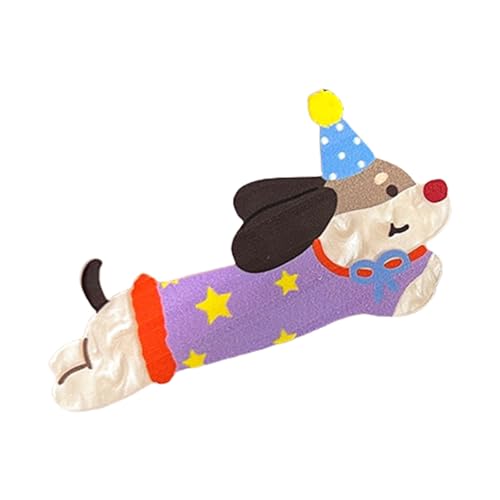 Kinder Haarnadel Haarclip Schöner Welpe Form Geburtstag Für Kid Bühne Tragen Adorkable 2000er Mädchen Kopfschmuck Funkeln von Zqxnt