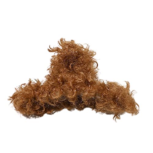 Kunstpelzhaarklammern Große Plüschhaarkrallen Clip Nicht Schlupf Leoparden Haarstift Stark Halten Barrettes Haarstyling Werkzeuge von Zqxnt