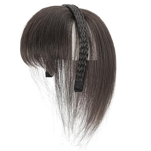 Lady Wispy (Schwarz/Kaffee) Lady Dame Daily Wear Flouged Stirnband Ändern Sie Ihre Gesichtshaarverlängerungen von Zqxnt