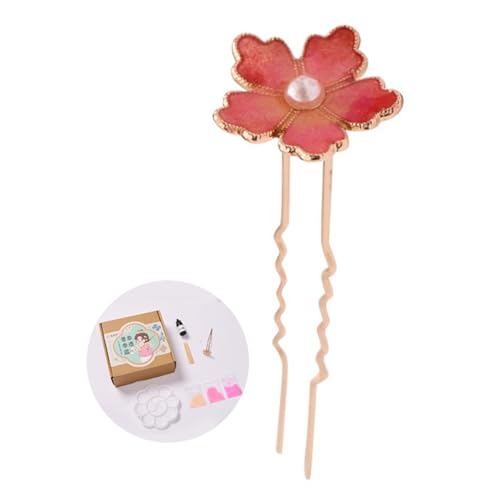Mach Dir Selbst Haarstangen Buyao Für Mädchen Alte Chinesische Blumen Haarnadel Traditionelle Hanbiuk Dekorative Cosplay von Zqxnt