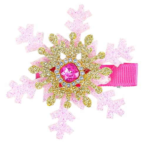 Mädchen Flache Clip Haarnadel Ornamente Kristall Barrette Für Frauen Mädchen Tränke Haarschlüsse Süße Weihnachtsfoto Requisiten von Zqxnt