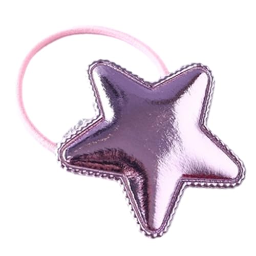 Mädchen Star Elastic Hair Band Weiches Gummiband Hair Band Seil Ponytail Braid Fixer Girl Kopfbedeckung von Zqxnt