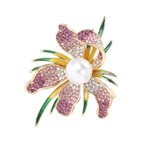Zqxnt Orchideen Brosche Modekleidung Accessoire Abend Party Pin Trendy Women Pin Für Frauen Die Stile Und Gnadenkleidung Schmuck Schätzen von Zqxnt
