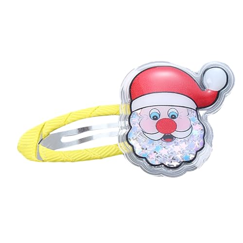 Pailletten Haarclip Cartoon Weihnachtsmuster Schnapphaarnadelhaarclip Für Pferdeschwanzschläge Haarnadeln Für Teenager Kinder von Zqxnt