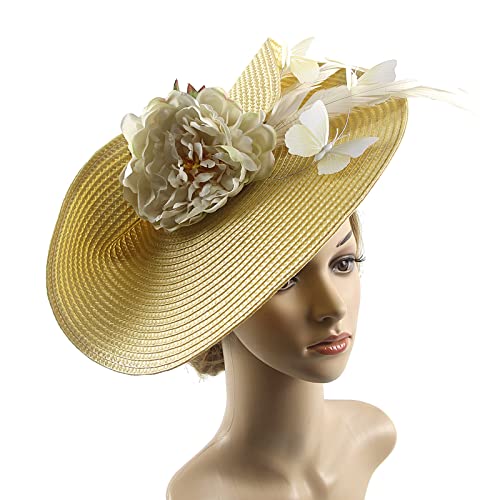 Party Faszinator Derby Für Party Hochzeitsweite Frauen Fascinator Pillbox Kirche Kopfschmuck von Zqxnt