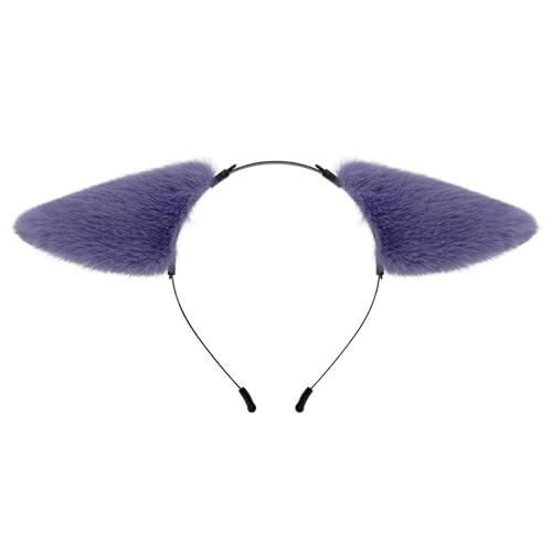 Pelzige Ohren Haar Reifen Täglich Tragen Tierkopfbedeckungsfeiern Stirnbänder Für Modische Looks von Zqxnt