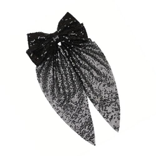 Prinzessin Pailletten Bowknot Haarnadel Für Festzug Abschlussball Kopfbedeckung Eleganter Haarclip Mädchen Kopfstücksfoto Requisiten von Zqxnt