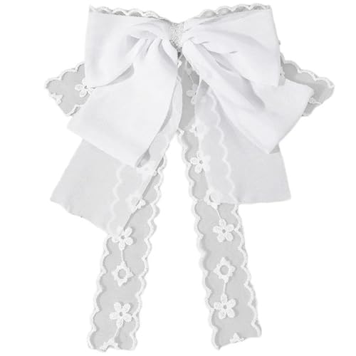 Ribbon Bögen Haarclip 2000er Trend Seitenclip Bögen Scrunchies Großer Bogenknoten Balletcore Große Foto Requisiten von Zqxnt