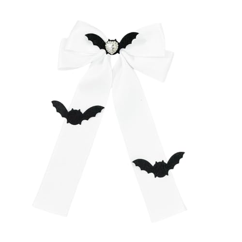 Ribbon Bowtie Hair Clip Girl Haarstyling Werkzeug Antislip Frauen Haarschmuck Barrettes Fledermausflügel Haar Bögen Spring Clip von Zqxnt