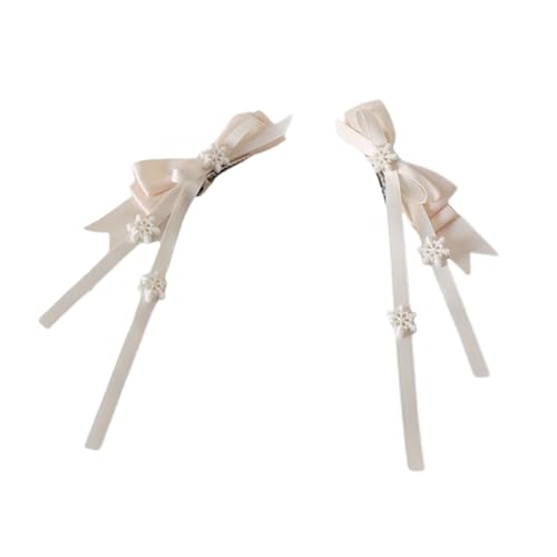 Schneeflocke Haarnadel Neujahrshaarclip Blingbling Eleganter Weihnachtsbarrette Bündel Kopfbedeckung Süßer Balletcore Trend von Zqxnt