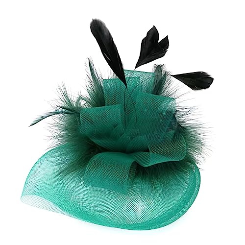 Schöne Federgarn Bowknot Form Haarclip Für Mädchen Prom Haare Barrettes Für Teenager Erwachsene Bankett Pferdeschwanz Haarnadel von Zqxnt