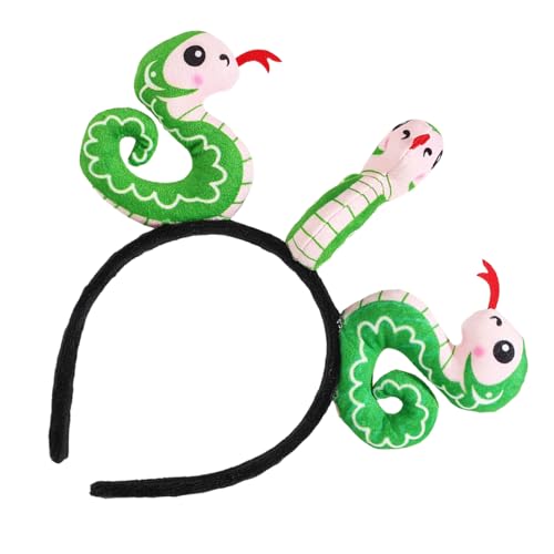 Schöne Plüsch Schlangenhaar Reifen Für Chinesische Neujahr Erwachsene Und Kinder Bequem Und Vielnutzende Schlangenstirnband Party Requisiten von Zqxnt