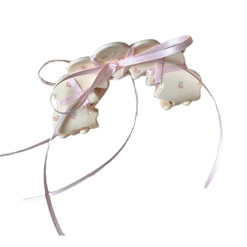 Spitze Bowtie Haarklaue Für Mädchen Blumen Haarklaue Clip Clamp Klemme Nicht Schlau von Zqxnt