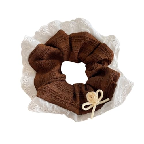 Spitzenhaar Risshaare Für Frauen Haare Haartaste Haarringe Ästhetische Haare Binde Haare Knackige Pferdeschwanz Haarhalter von Zqxnt