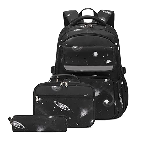 Star Bedruckte Büchertasche Für School Schultasche Für Die Schüler Schultasche Mit Großer Kapazität Reise Rucksack Arbeit Rucksack Bleistiftbox Damen Star Printed School Mittagessen Große Kapazität von Zqxnt