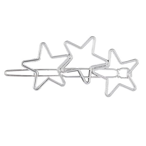 Stern Barrettes Geometrische Haarclip Haar Barrettes Metall Haare von Zqxnt