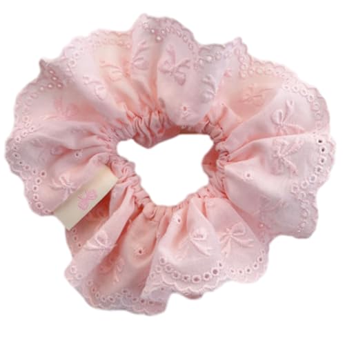 Sticked Bowknot Hair Scunchies Für Frauen Großer Elastischer Haar Kritzel Pferdeschwanzhalter Perfekt Für Den Täglichen Gebrauch von Zqxnt
