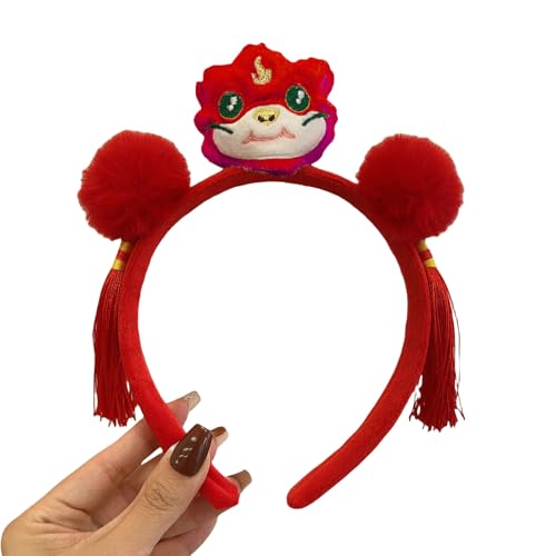 Stickerei Plüsch Schlangenhaar Reif Für Chinesische Neujahrskinder Für Erwachsene Bequem Und Vielnutzungsübergreifend Schlangenstirnbandfestival Requisiten von Zqxnt