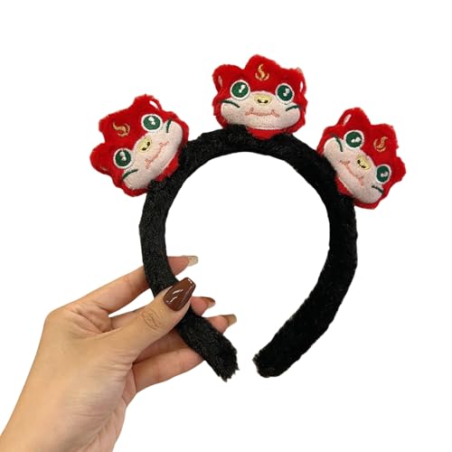 Stickerei Plüsch Schlangenhaar Reif Für Chinesische Neujahrskinder Für Erwachsene Bequem Und Vielnutzungsübergreifend Schlangenstirnbandfestival Requisiten von Zqxnt