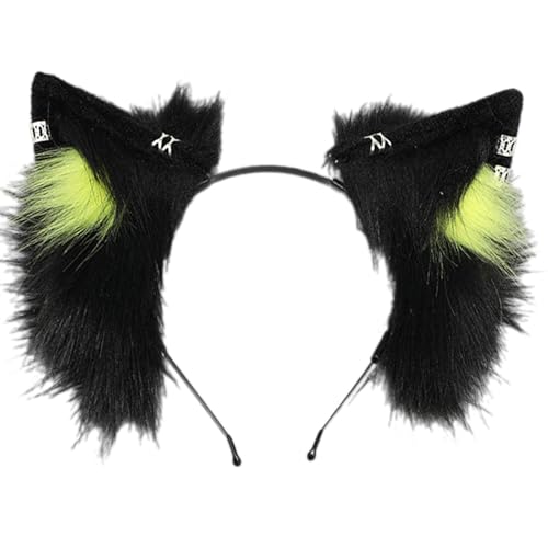 Stilvolle Füchse Ohren Haare Stirnband Kostüm Kopfstück Bequemes Plüsch Accessoire Für Kinder Und Erwachsene von Zqxnt