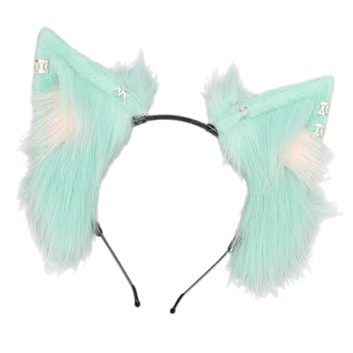 Stilvolle Füchse Ohren Haare Stirnband Kostüm Kopfstück Bequemes Plüsch Accessoire Für Kinder Und Erwachsene von Zqxnt