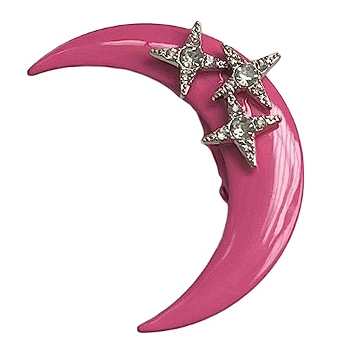 Süße Barrettes Clip Süßer Star Moon Haarnadel Girls 2000er Haarnadel Frauen Mädchen Metall von Zqxnt