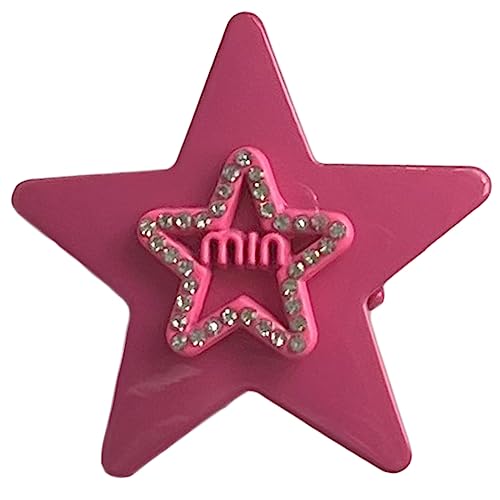 Süße Barrettes Clip Süßer Star Moon Haarnadel Girls 2000er Haarnadel Frauen Mädchen Metall von Zqxnt