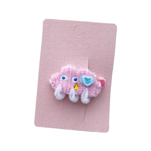 Süßer Haarclip Schöner Stern/Kirsch/Wolkenform Duckbill Haarnadel Plüsch Haarclip Für Einzigartige Haarnadeln Für Teenager Kinder von Zqxnt