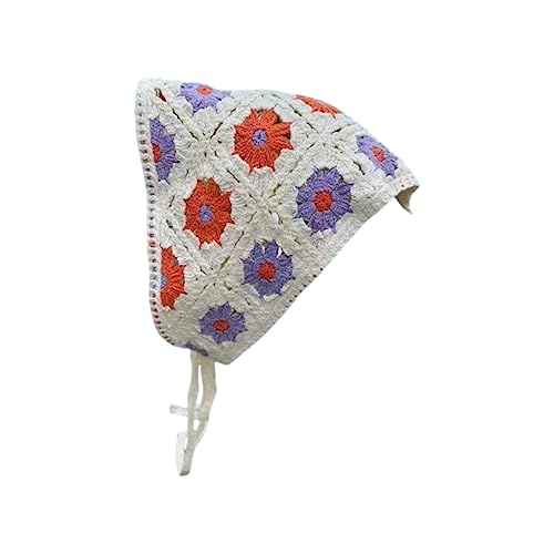 Vintage Frauen Blumen Haarband Strickdreieck Schal Süße Elastische Haarbänder Sommerreise Nehmen Fotozubehör Mit von Zqxnt