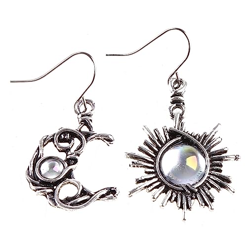 Vintage Ohrringe Asymmetrische Hängendellohrring Für Sonnenmond Haken Ohrringe Schmuck Für Frauen Mädchen Sonnen Mondohrring Vintage Ohrringe Asymmetrische Hängendellohrring Für Sonnenmond Haken Ohrringe Schmuck Für Frauen Mädchen Sonnen Mondohrring von Zqxnt