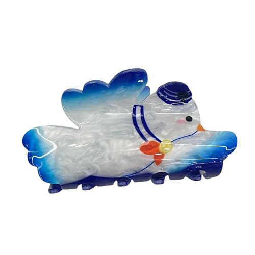 Zarte Cartoon Form Haarklaue Für Frau Mädchen Hautpflege Make Up Haarclip Für Dünne Haare Nicht Überrutscht Zarte Haarclips von Zqxnt