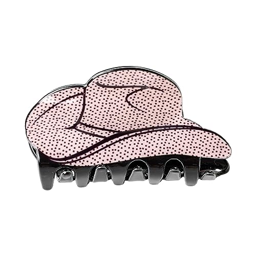 Zarte Cowboyhut Form Haarklaue Für Frau Girls Haarclip Für Haare Nonslip Haarclip Zarte Reise Haarklamme von Zqxnt
