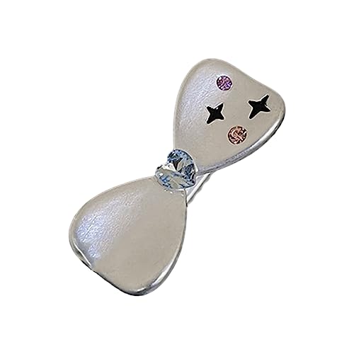 Zarte Farbenfrohe Zirkon Haarklaue Für Frau Mädchen Haarclip Für Haarthaare Nonsilip Hair Clip Metallic Feeling Hair Clip von Zqxnt