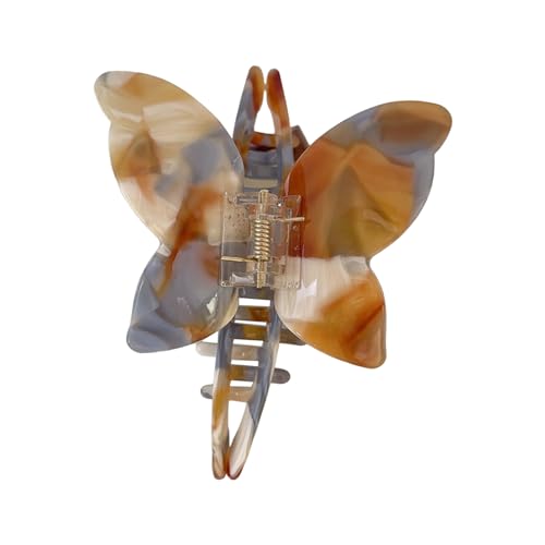 Zarte Schmetterlingsform Haarklaue Für Frau Mädchen Hautpflege Make Up Haarclip Für Dünne Haare Nonslip Delicate Hair Clip von Zqxnt