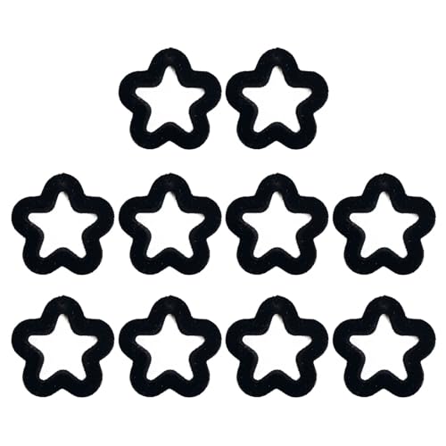 Zqxnt 10 PCs Hohle Fünfzackige Sternperlenfreundschaft Halskette Herstellung Von Perlen Acrylperlen Schmuckzubehör Für Frauen Hohl Fünffachen Sternperle von Zqxnt