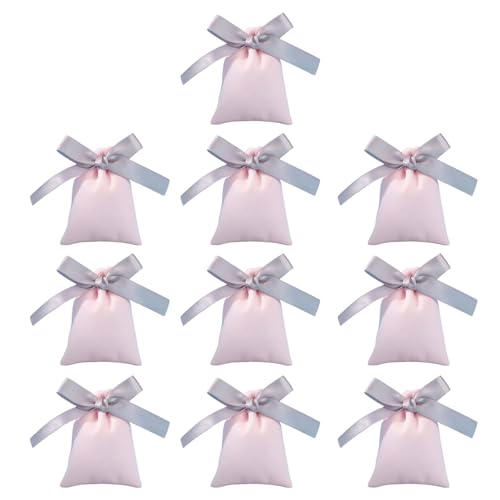 Zqxnt 10pcs Weiche Samt Butterfly Krawatte Make Up Tasche Kordelschnüre Bowknot Storage Budes Schmuck Organisatoren Für Mädchen Und Frauen Mädchen Kleine Gegenstände Tasche von Zqxnt