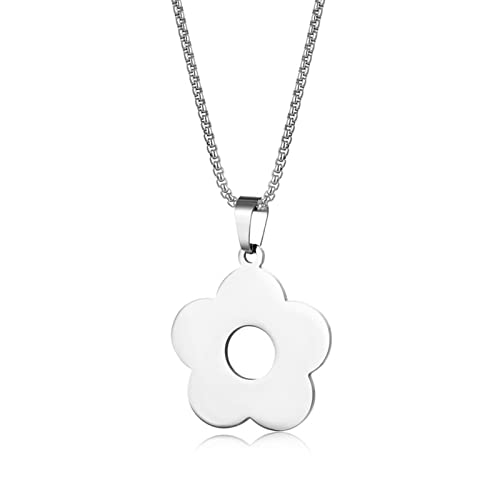 Zqxnt Anhänger Halsketten Schmuck Anhänger Choker Halsketten Mädchen Geburtstagsgeschenke Halsketten Edelstahl Anhänger Hals von Zqxnt
