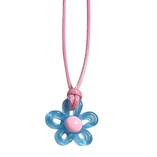 Zqxnt Bunte Blumenheizkette Für Frauen Freundin Dopamin Pflaumenblüten Halshütte Jubiläum Schmuckschmuck Dopamin Choker von Zqxnt