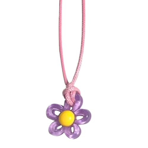 Zqxnt Bunte Blumenheizkette Für Frauen Freundin Dopamin Pflaumenblüten Halshütte Jubiläum Schmuckschmuck Dopamin Choker von Zqxnt